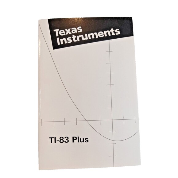Texas Instruments TI-83 Plus Calculator Manual Guide Book English Paperback - Picture 1 of 3